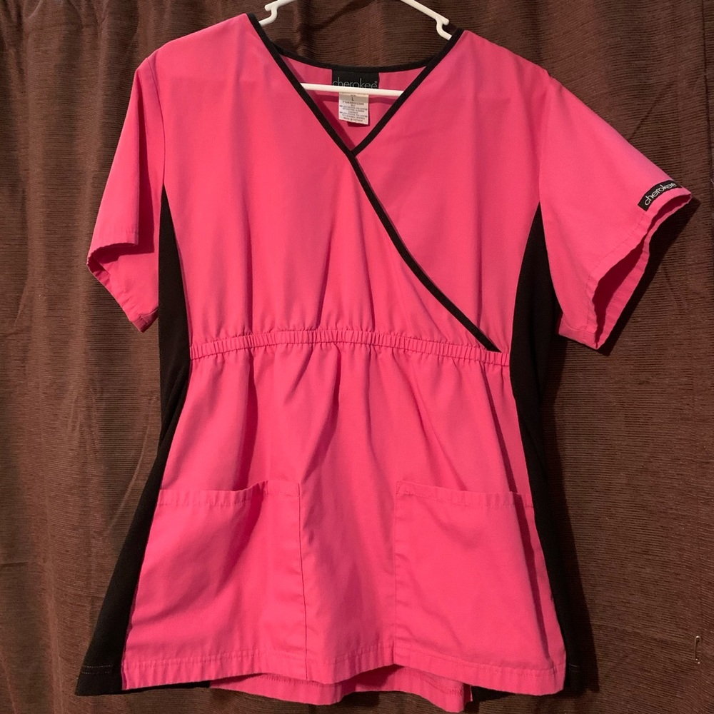 Pink Cherokee Scrub Shirt